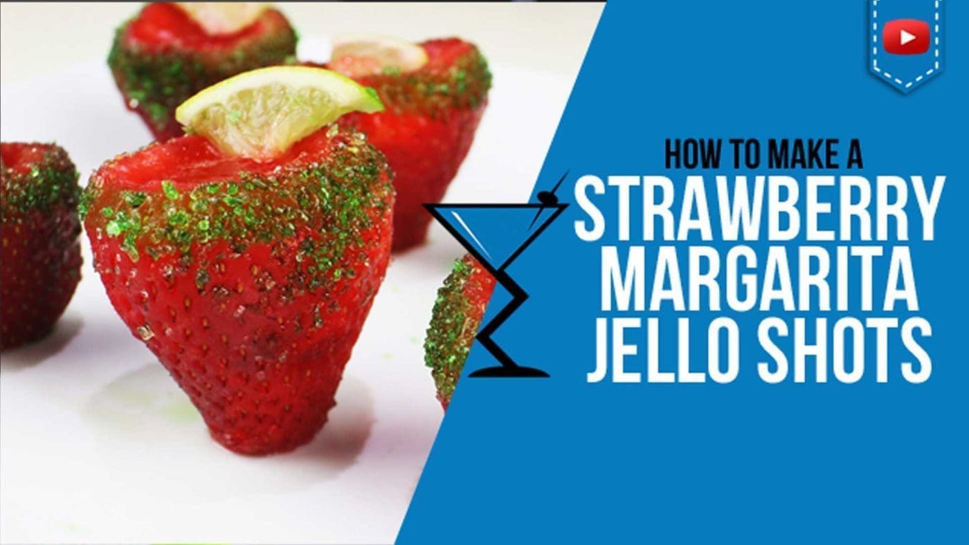 Strawberry Margarita Jello Shots