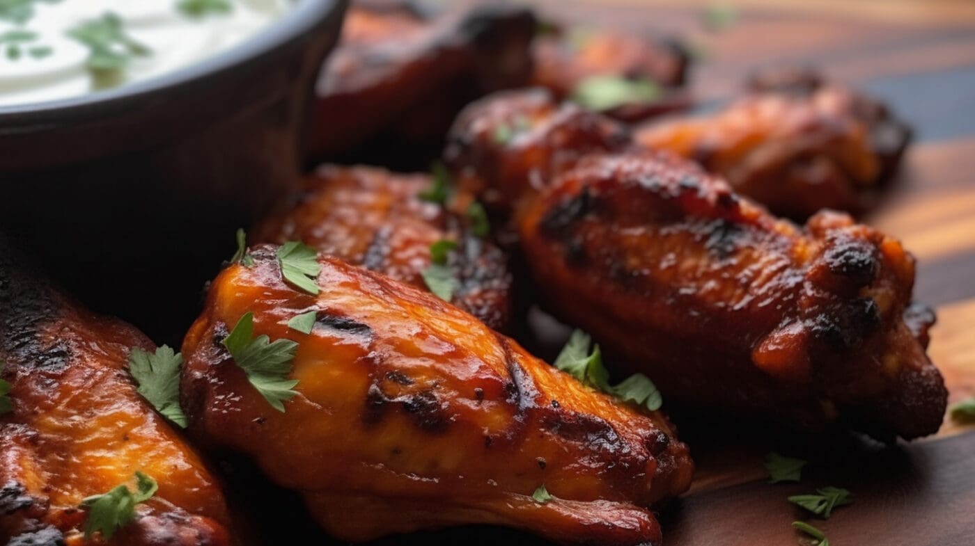 Grilled Hot Wings