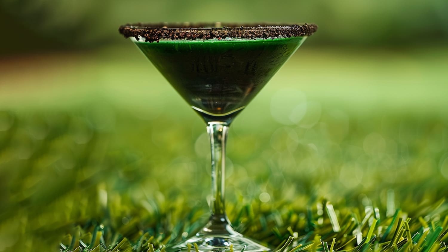 Astroturf Cocktail Recipe - A Playful, Minty Delight