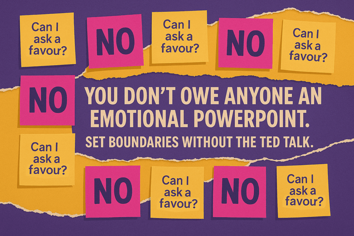 How to Set Emotional Boundaries (Without Explaining Yourself)