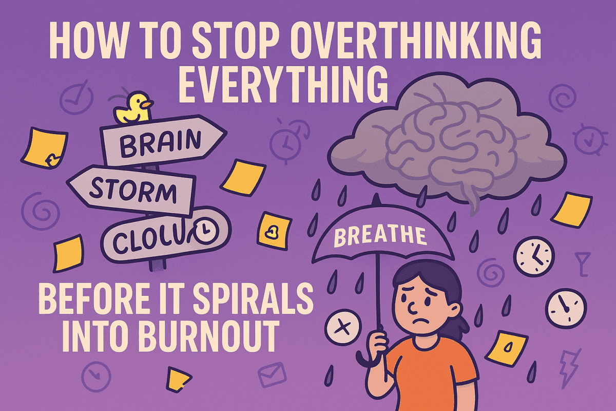 How to Stop Overthinking Everything (Before It Spirals into Burnout)